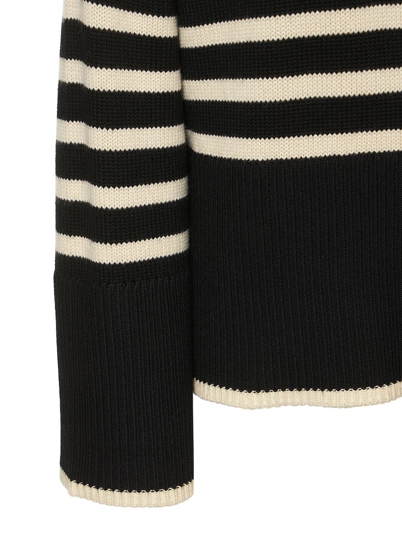 Signature wool blend turtleneck sweater - 5