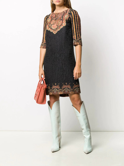 Etro mini shift dress outlook