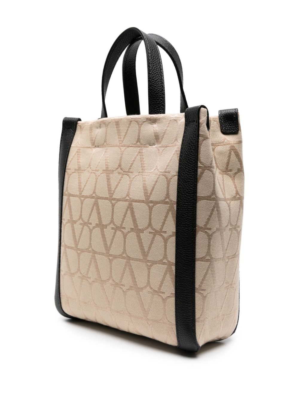 VLogo jacquard tote bag - 3