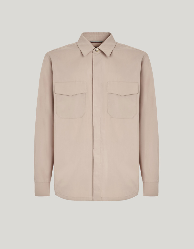 CARAMEL MIXED-MATERIAL ULTRALIGHT SUEDE BOMBER JACKET WITH KNIT INSERTS 179