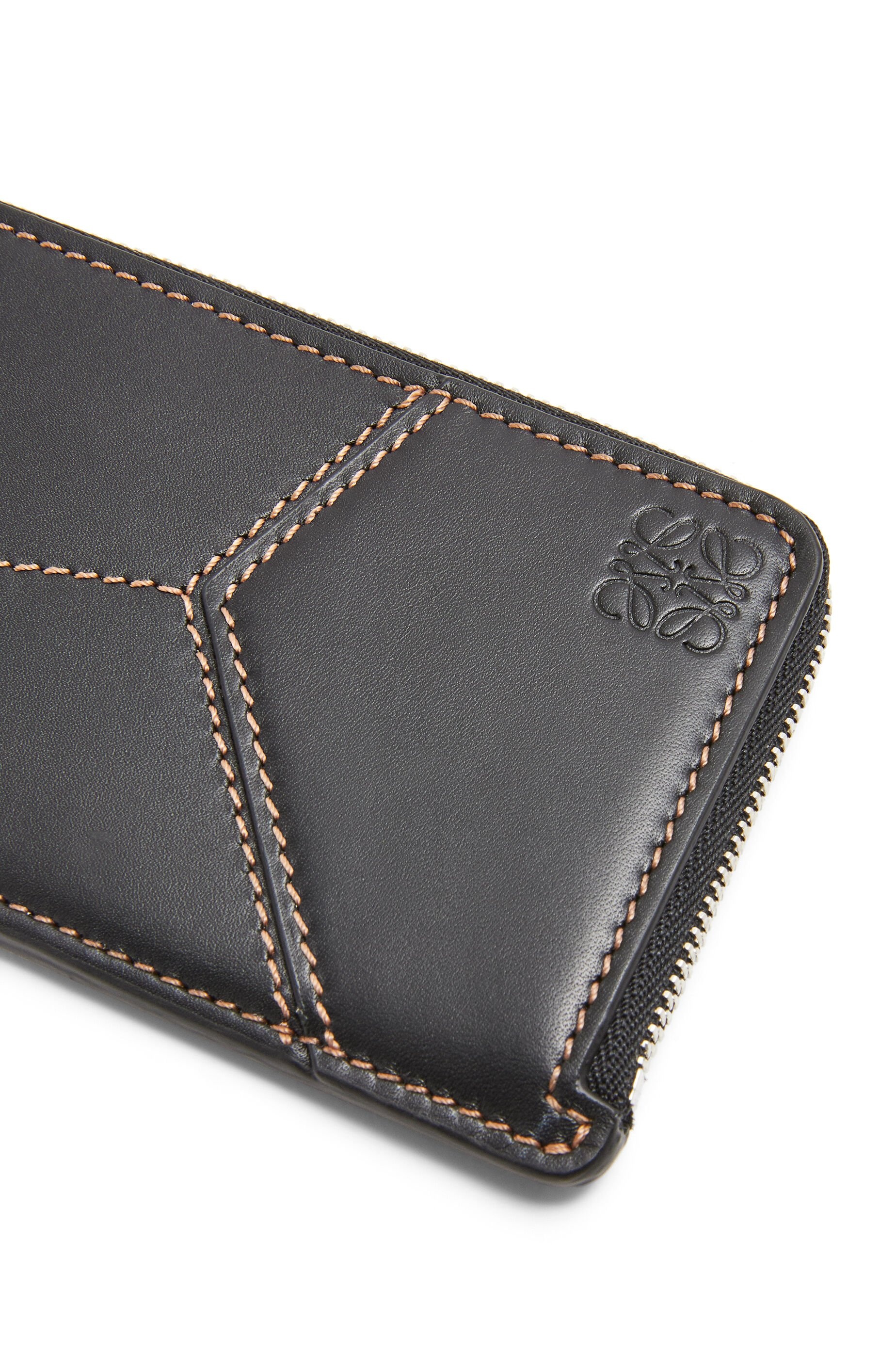 Puzzle stitches coin cardholder in smooth calfskin - 5