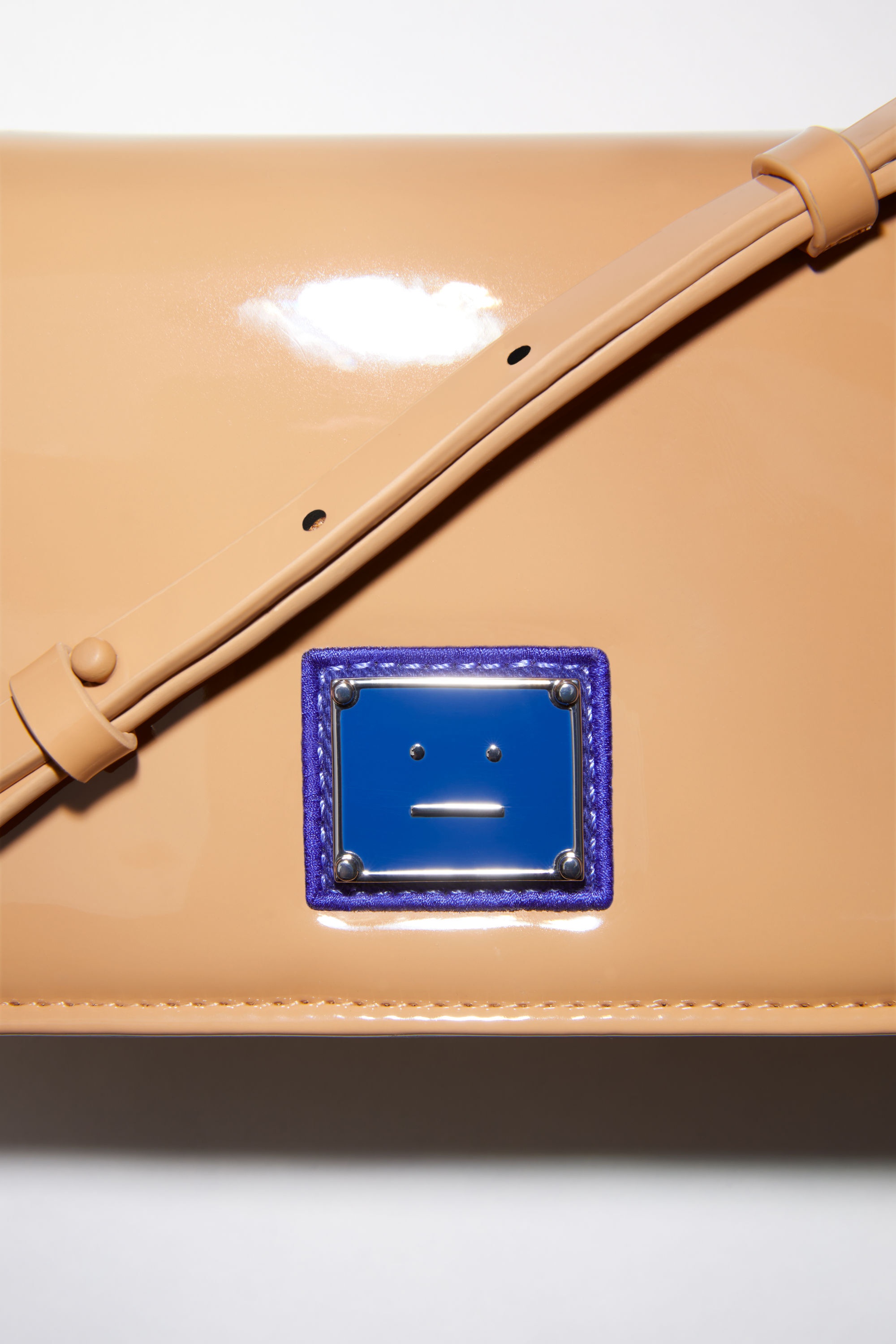 Mini crossbody Face bag - Beige - 6