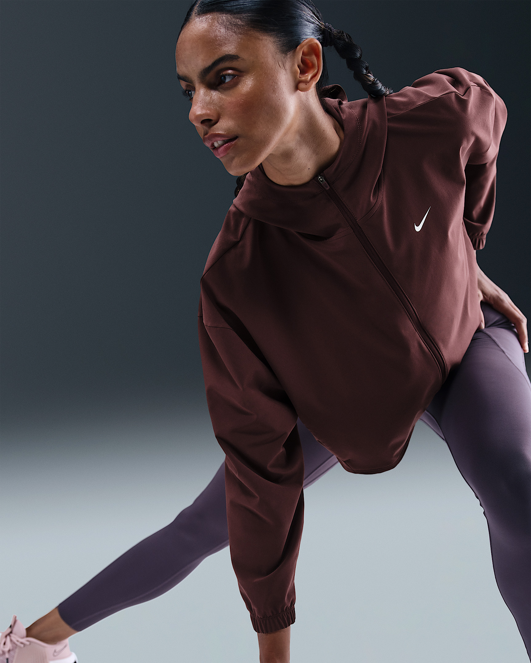 Nike One Women's Repel Oversized Hooded Woven Jacket - 3