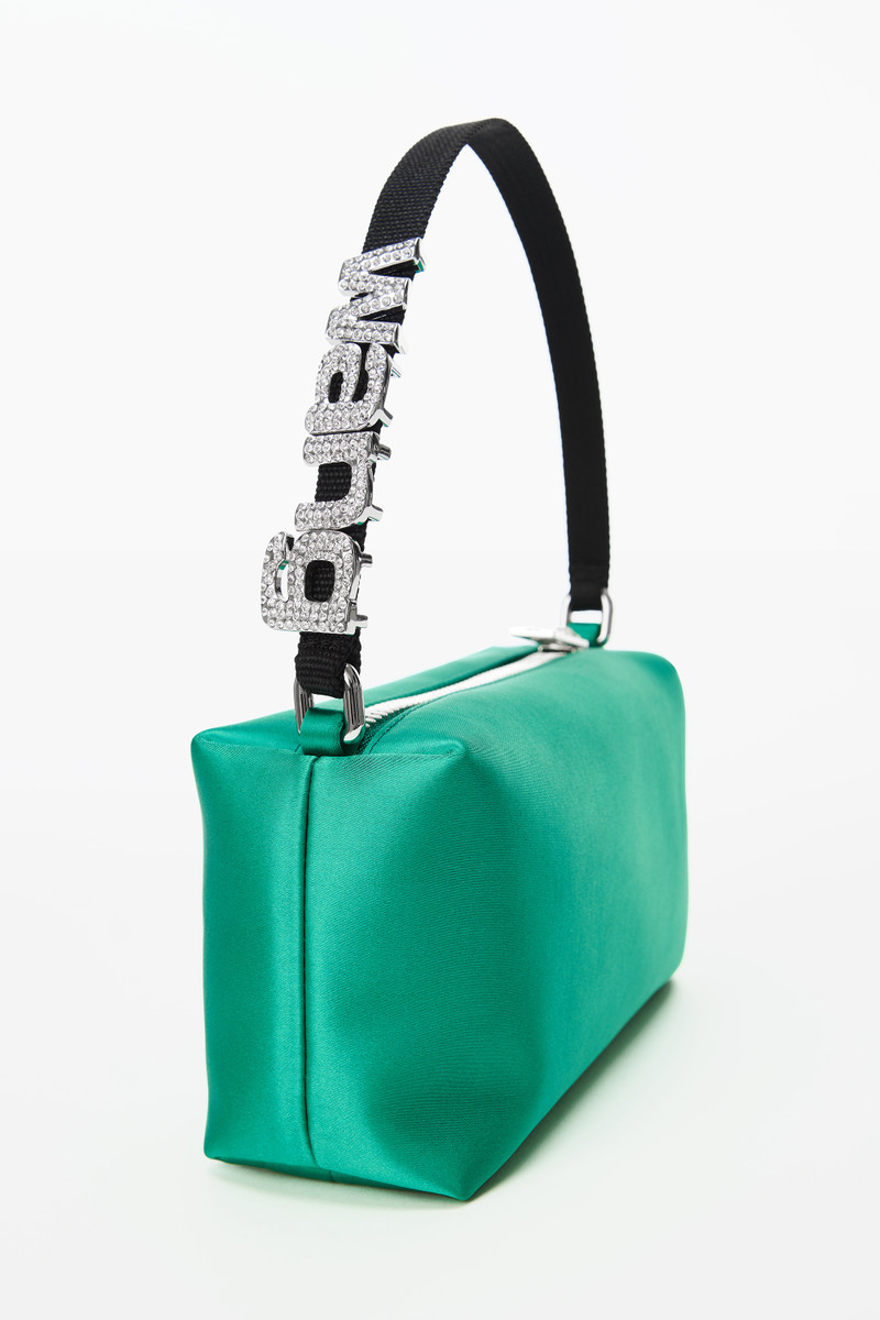 Alexander Wang HEIRESS MEDIUM POUCH IN SATIN outlook