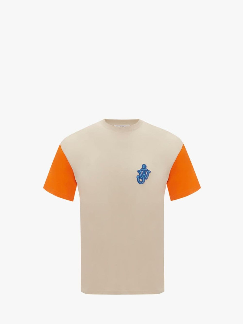 ANCHOR PATCH CONTRAST SLEEVE T-SHIRT 1