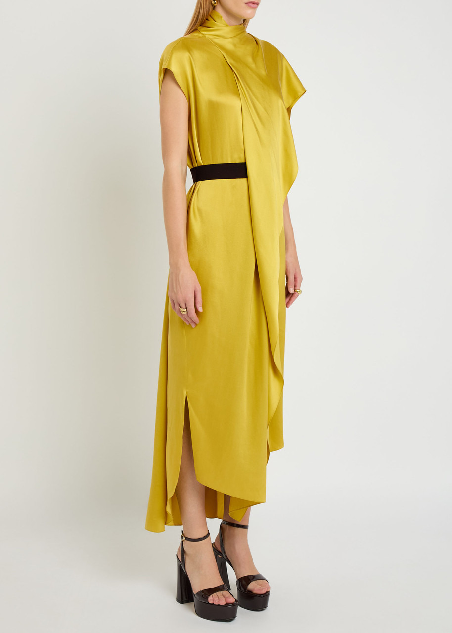 Roksanda Lysar Asymmetric Draped Silk Gown - 2