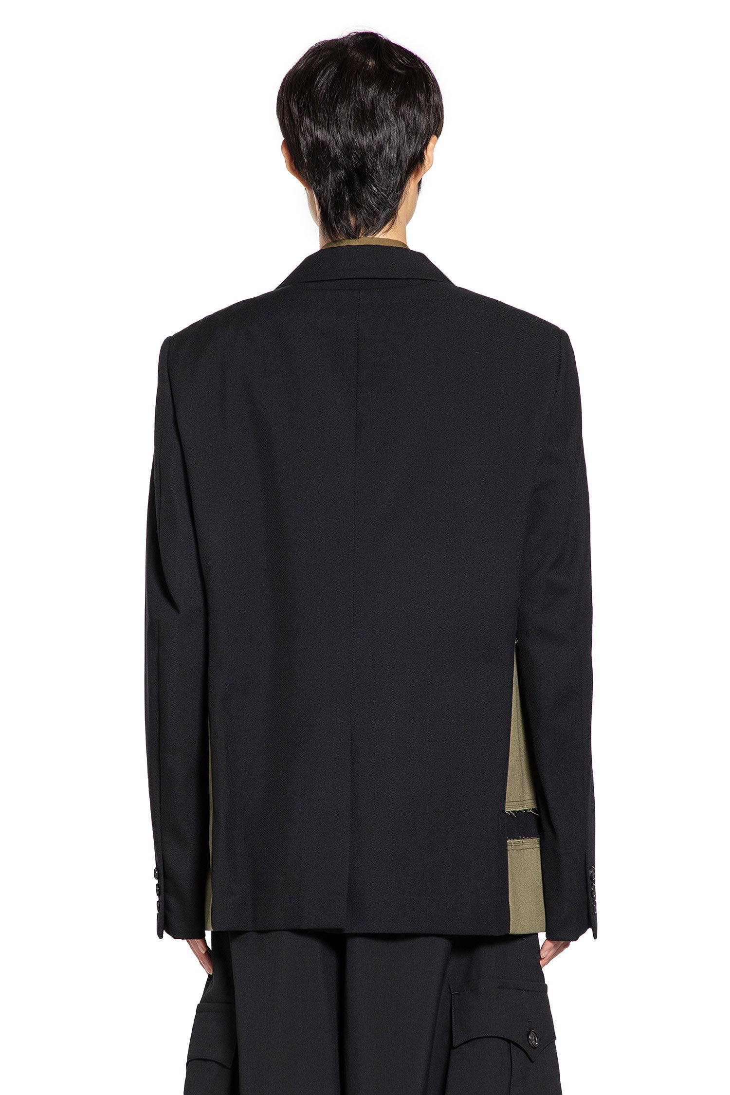 Paneled Blazer In Cotton Twill - 3