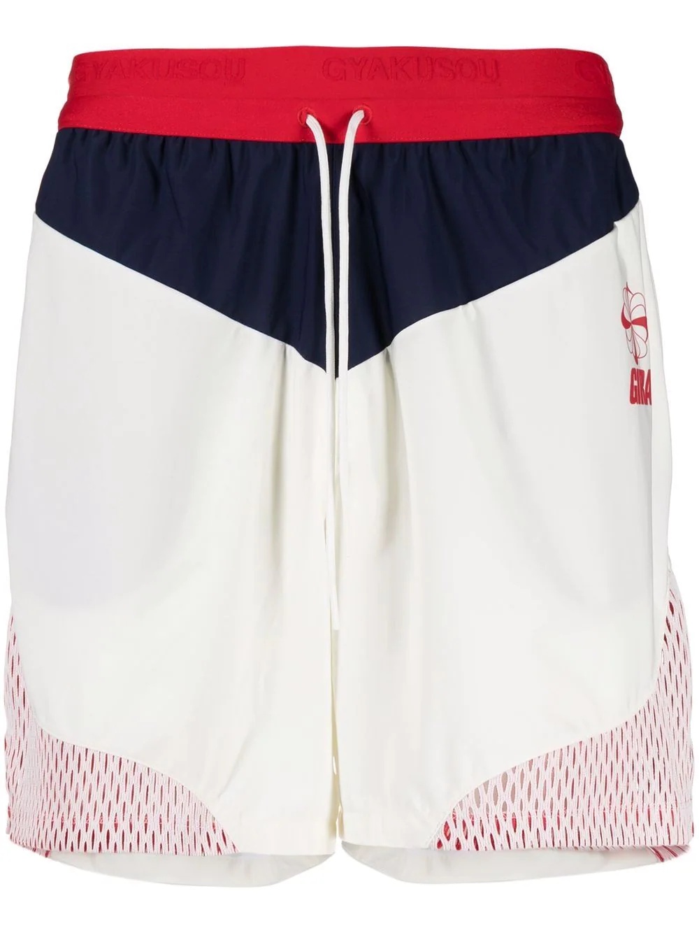 x Gyakusou mesh-panel shorts - 1