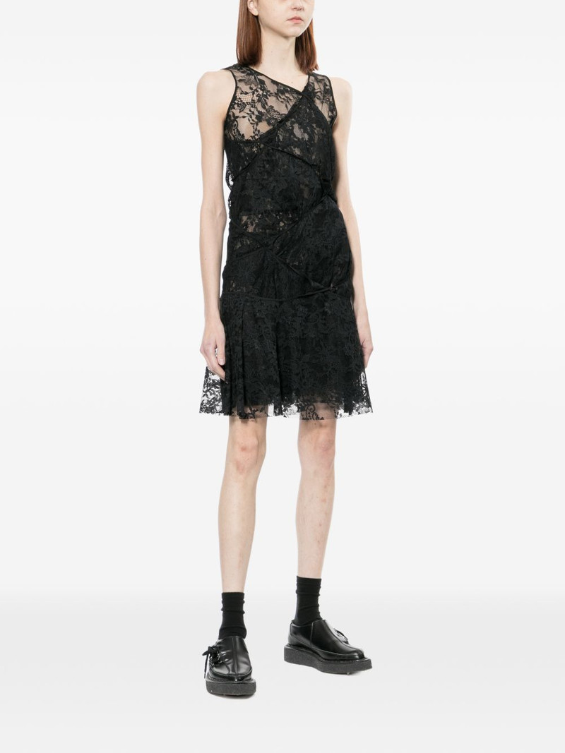 Junya Watanabe floral-lace mini dress outlook