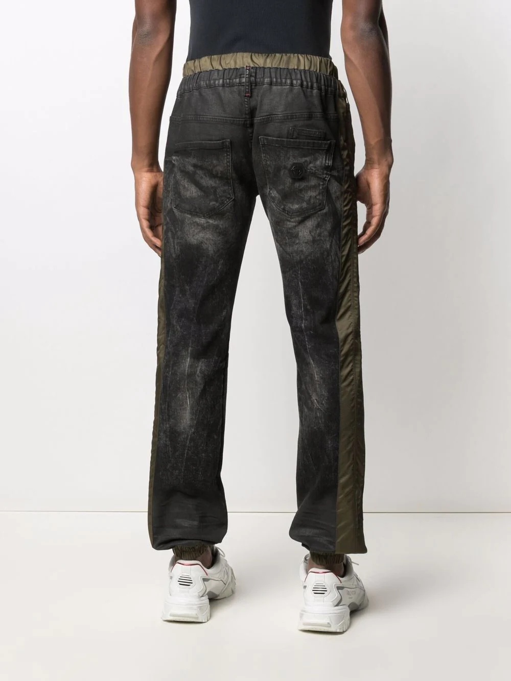 tapered stonewashed joggjeans - 4