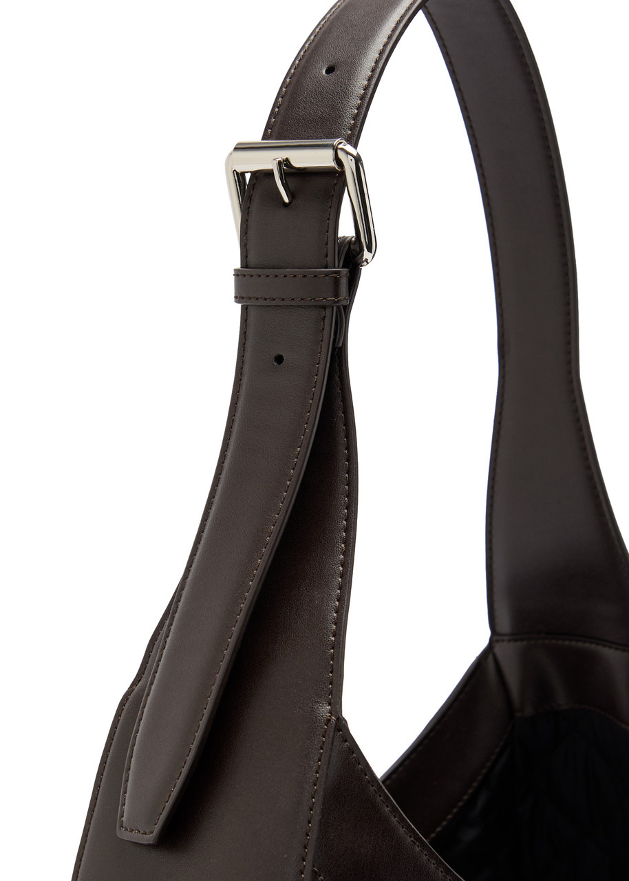 Stella Mccartney Logo Large Faux Leather Hobo bag - 3