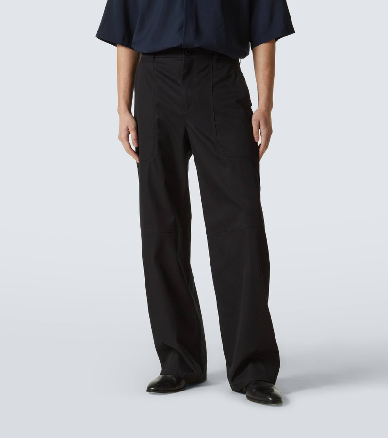 Cotton and silk cargo pants 3