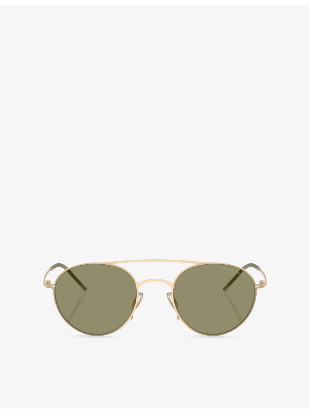 AR6169 Round-Frame Metal Sunglasses - 1
