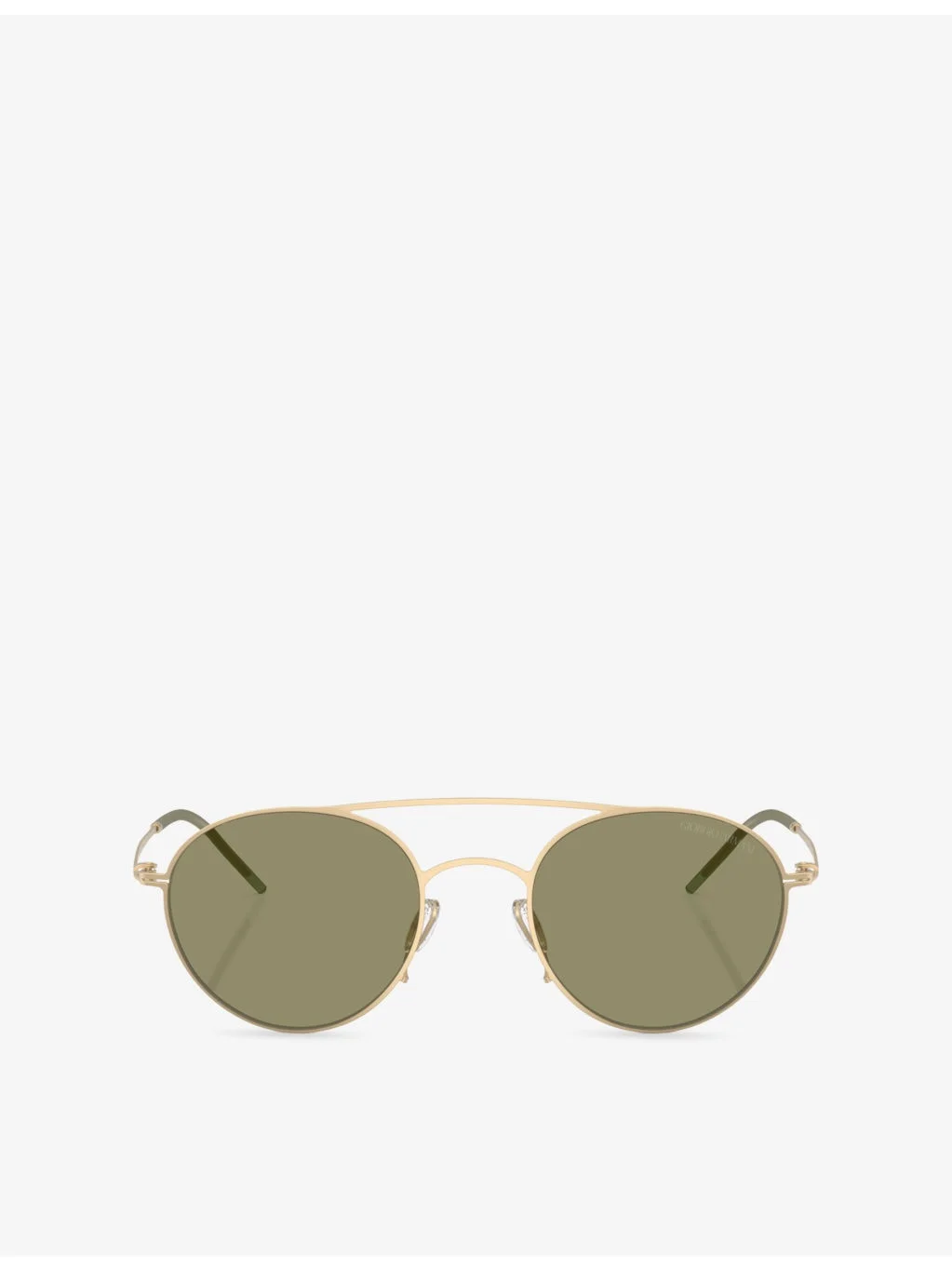 AR6169 Round-Frame Metal Sunglasses - 1