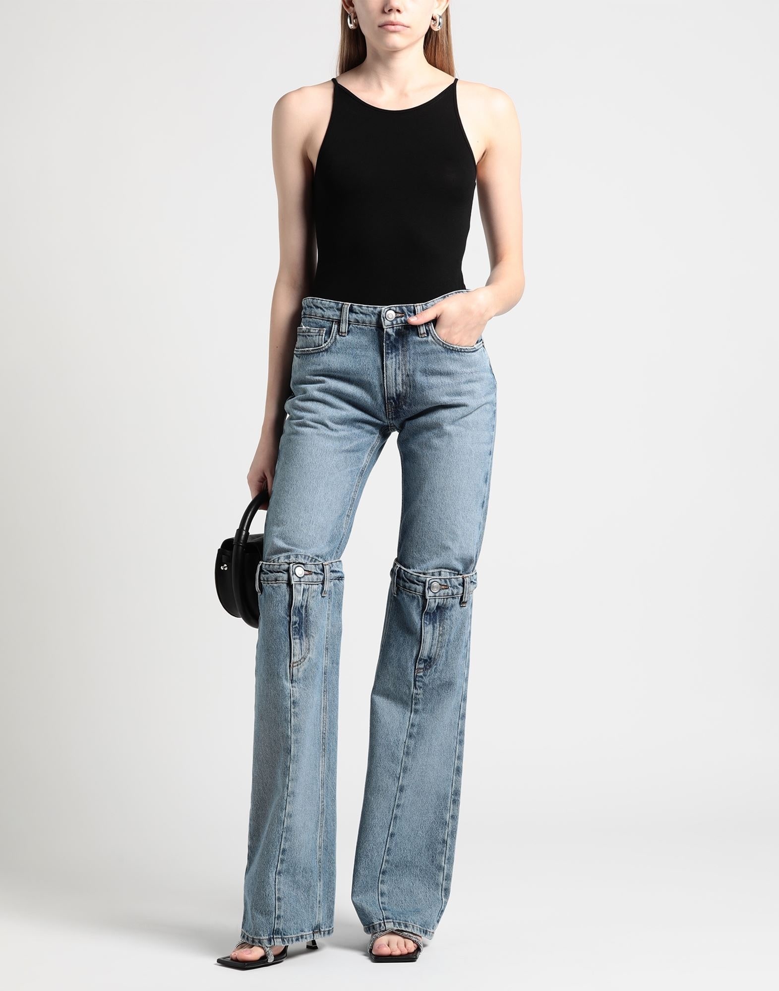 Blue Women's Denim Pants - 2
