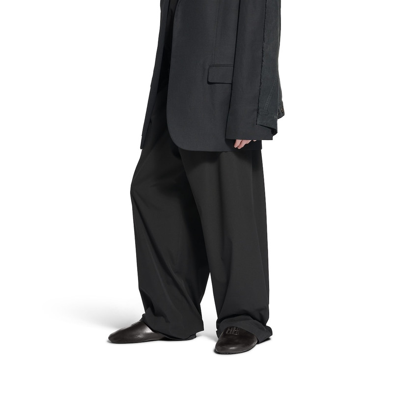Men's Château Flat Mule in Black 9