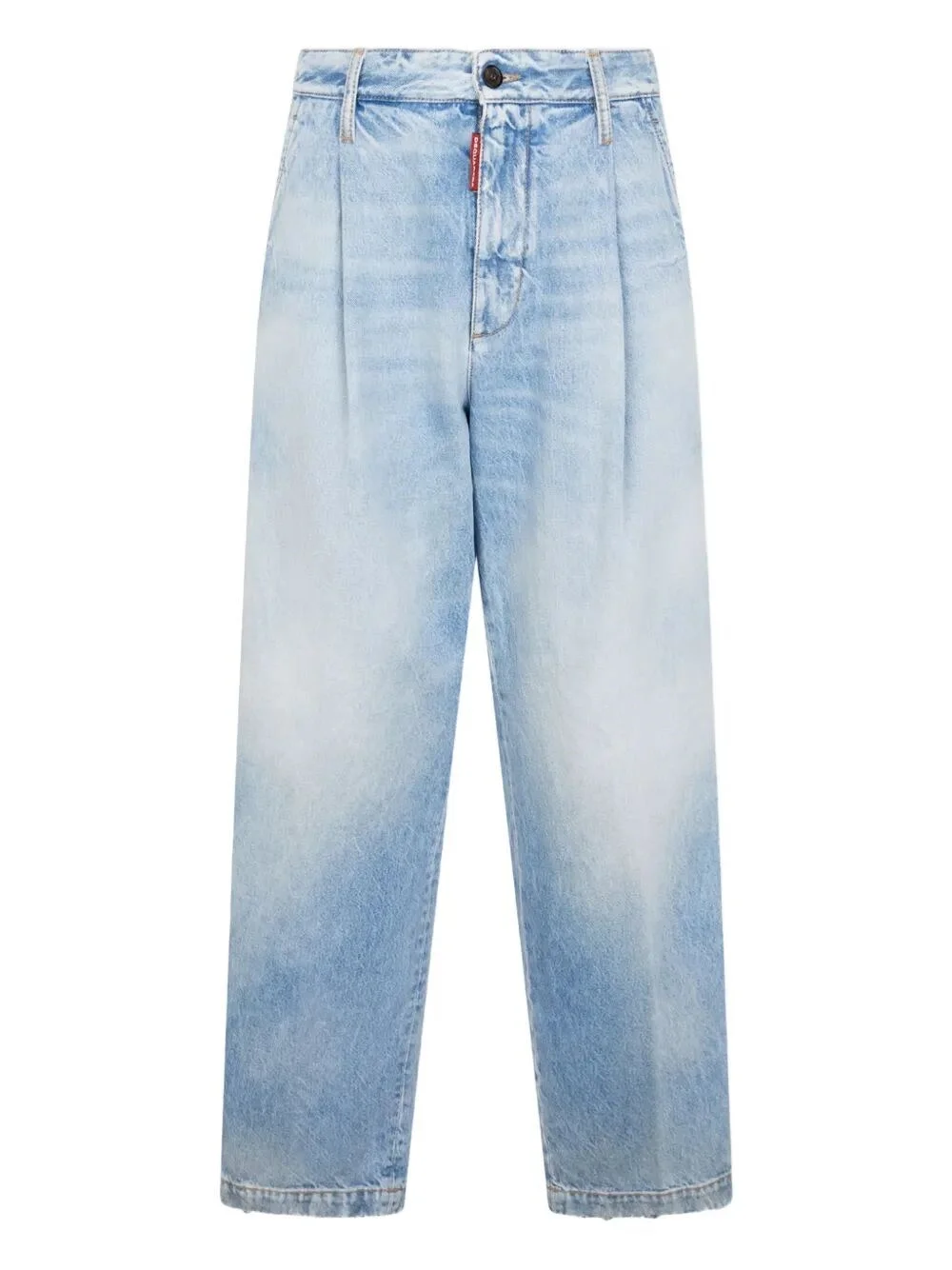 One Pleat Denim Pants - 1