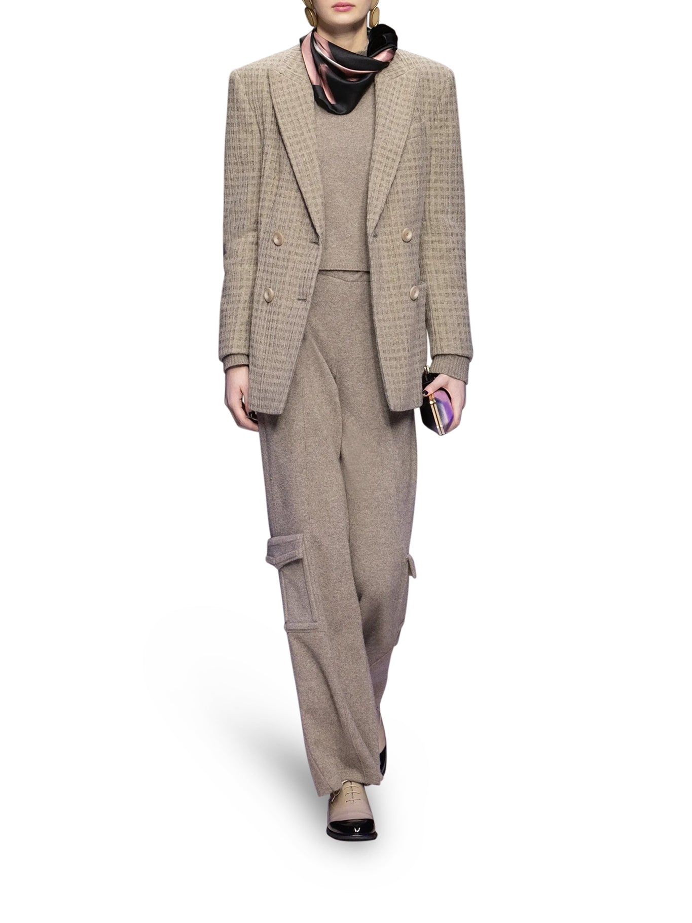ジャケット GIORGIO ARMANI DOUBLE-BREASTED JACKET IN CASHMERE AND SILK GIORGIO ARMANI DOUBLE-BREASTED JACKET IN CASHMERE AND SILK