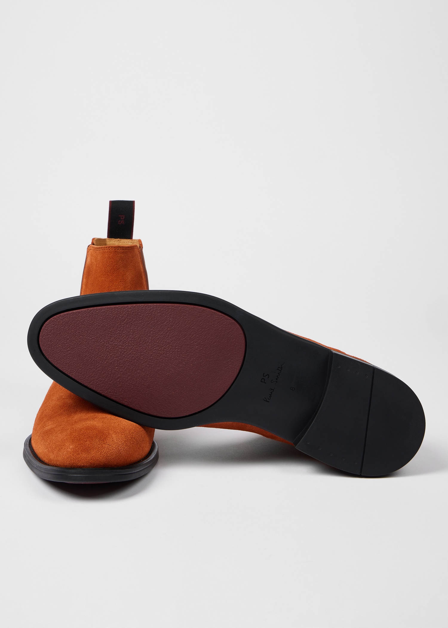 Burnt Orange Suede 'Cedric' Boots - 2