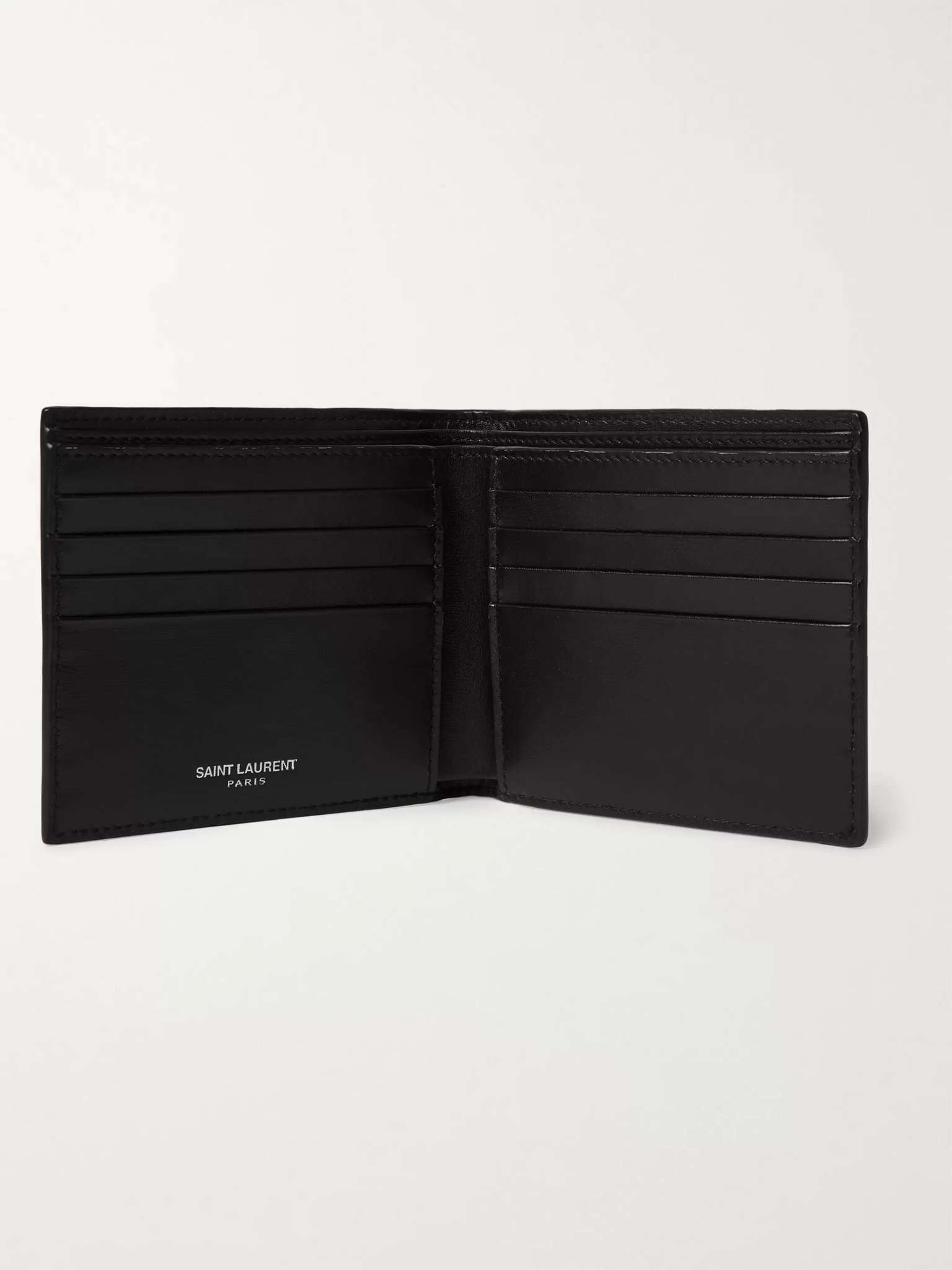 Logo-Appliquéd Leather Billfold Wallet - 2