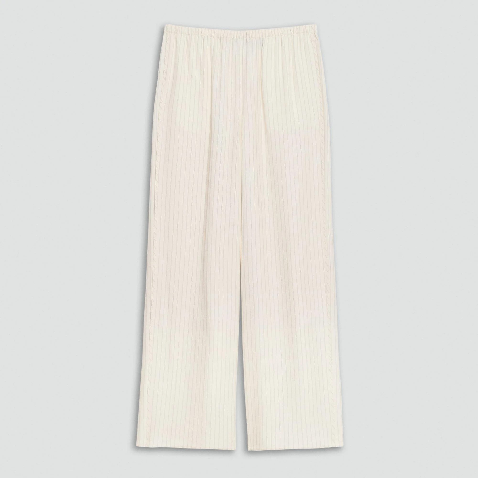 Vented Pull-On Pant in Washed Stripe - 1