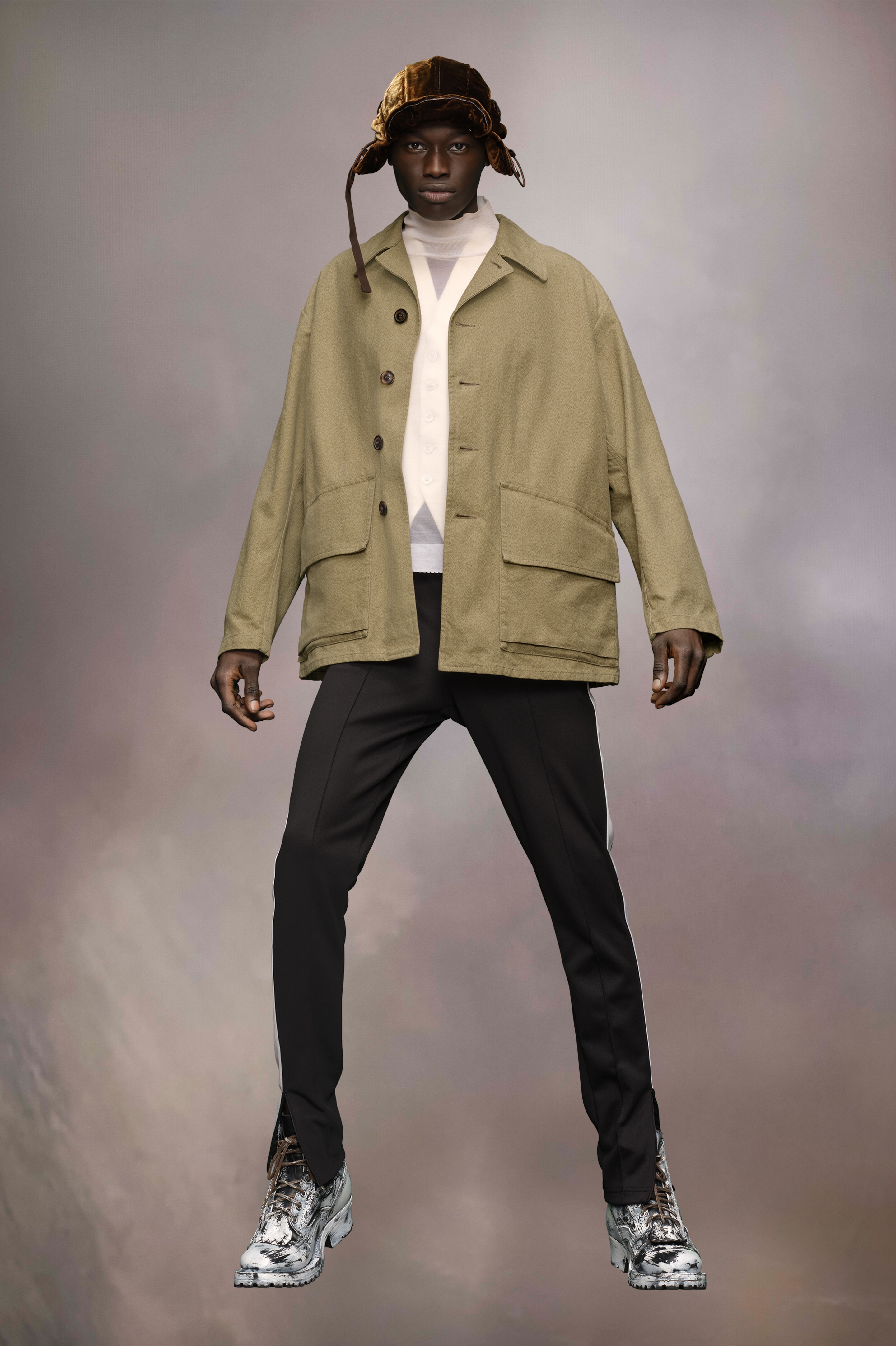 Cotton caban jacket - 3