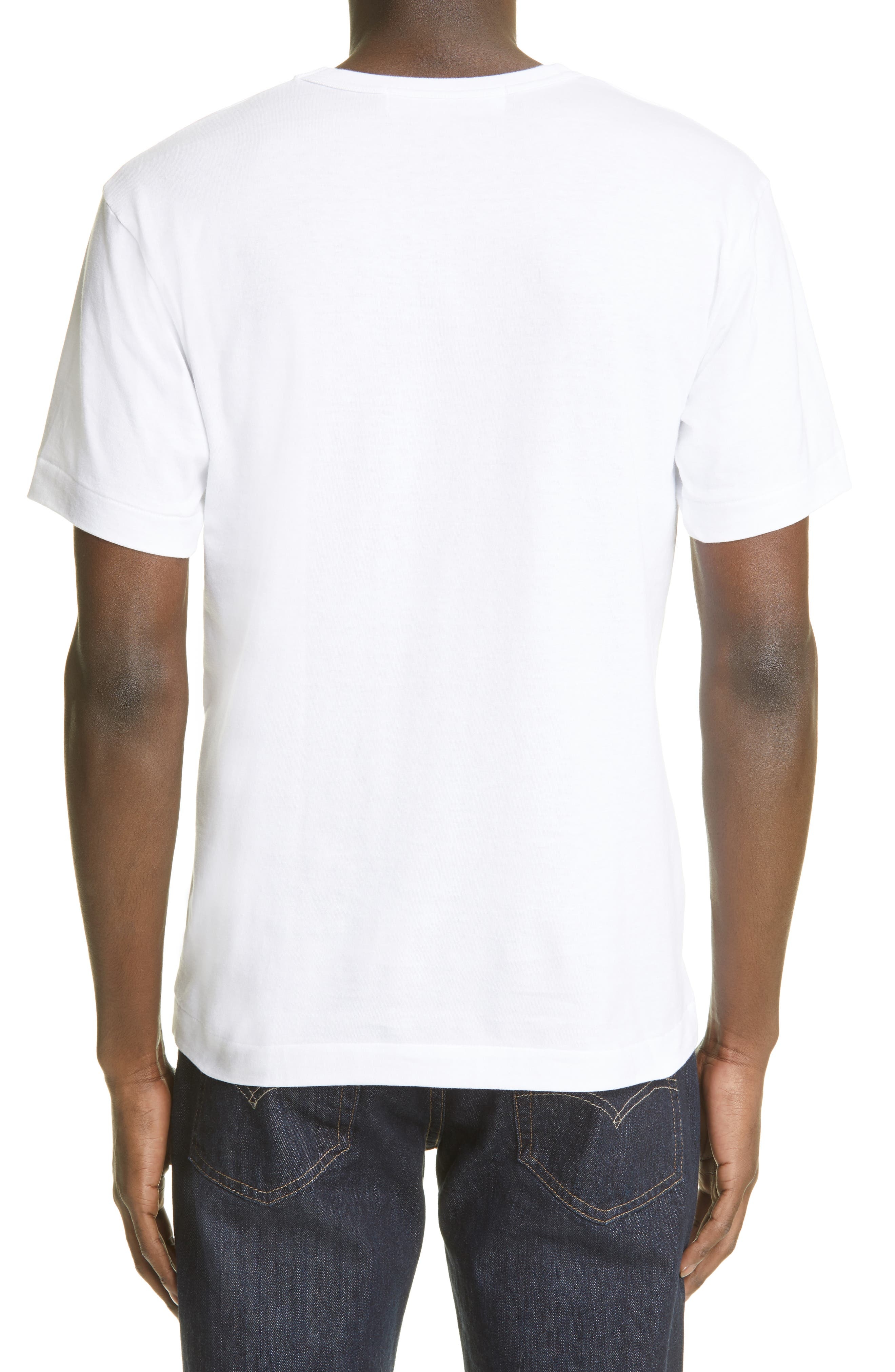 Comme de Garçons PLAY Heart Face Graphic Tee - 2