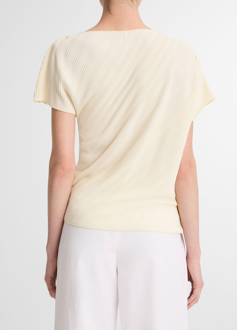 Vince Diagonal Pleated Top outlook