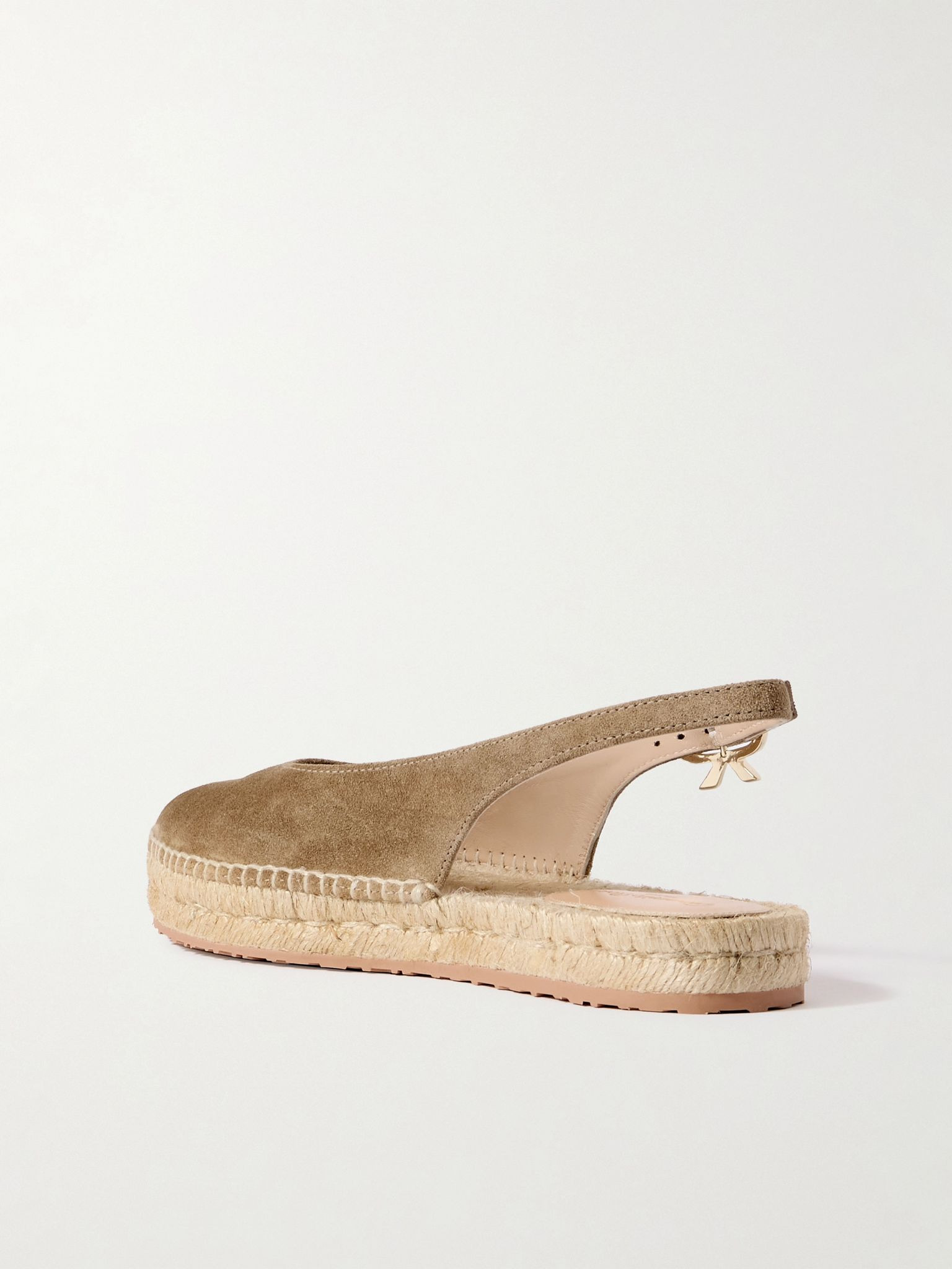Paz suede slingback espadrilles Taupe - 3