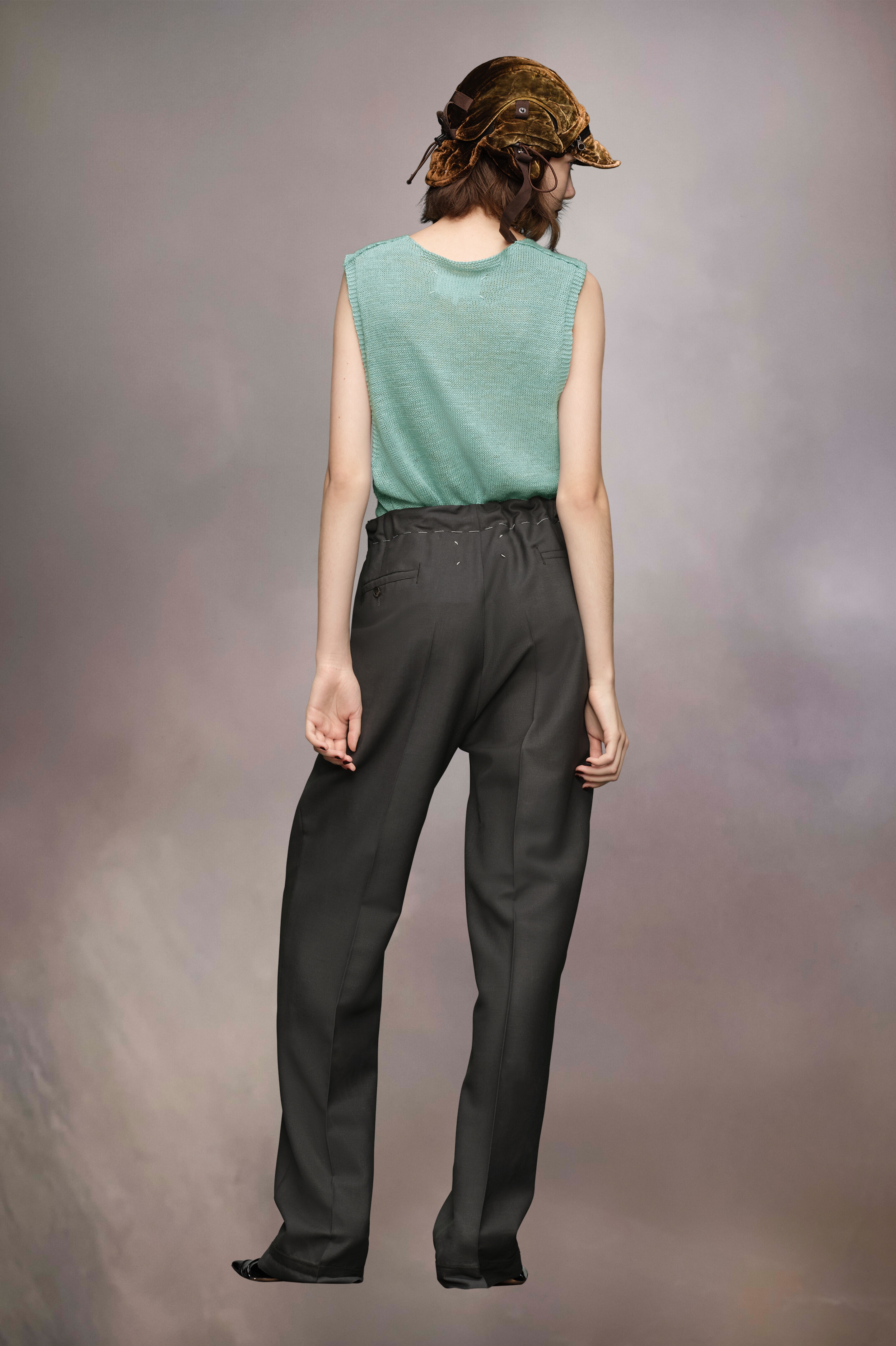 Gardening hemp knit vest - 5