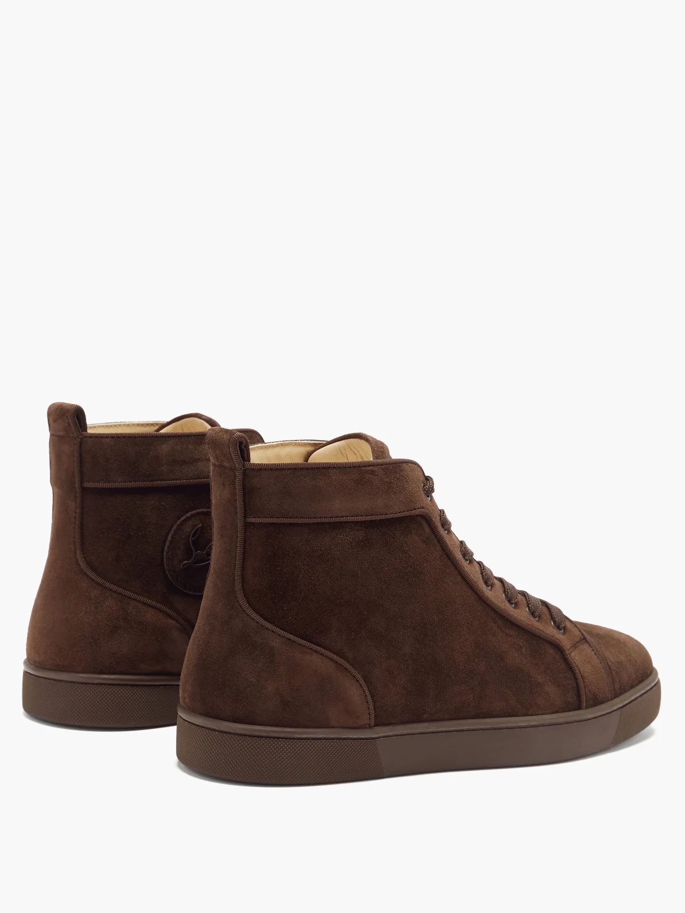 Louis Orlato suede high-top trainers - 4