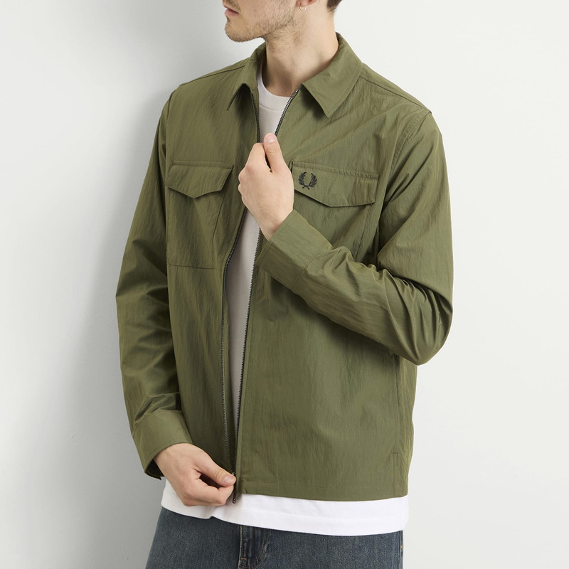 Fred Perry Fred Perry Zip Through Overshirt outlook