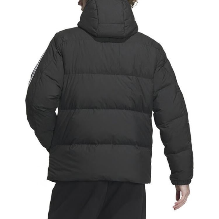 adidas Three Stripes Puffer Down Jackets 'Black' IT8732 - 3