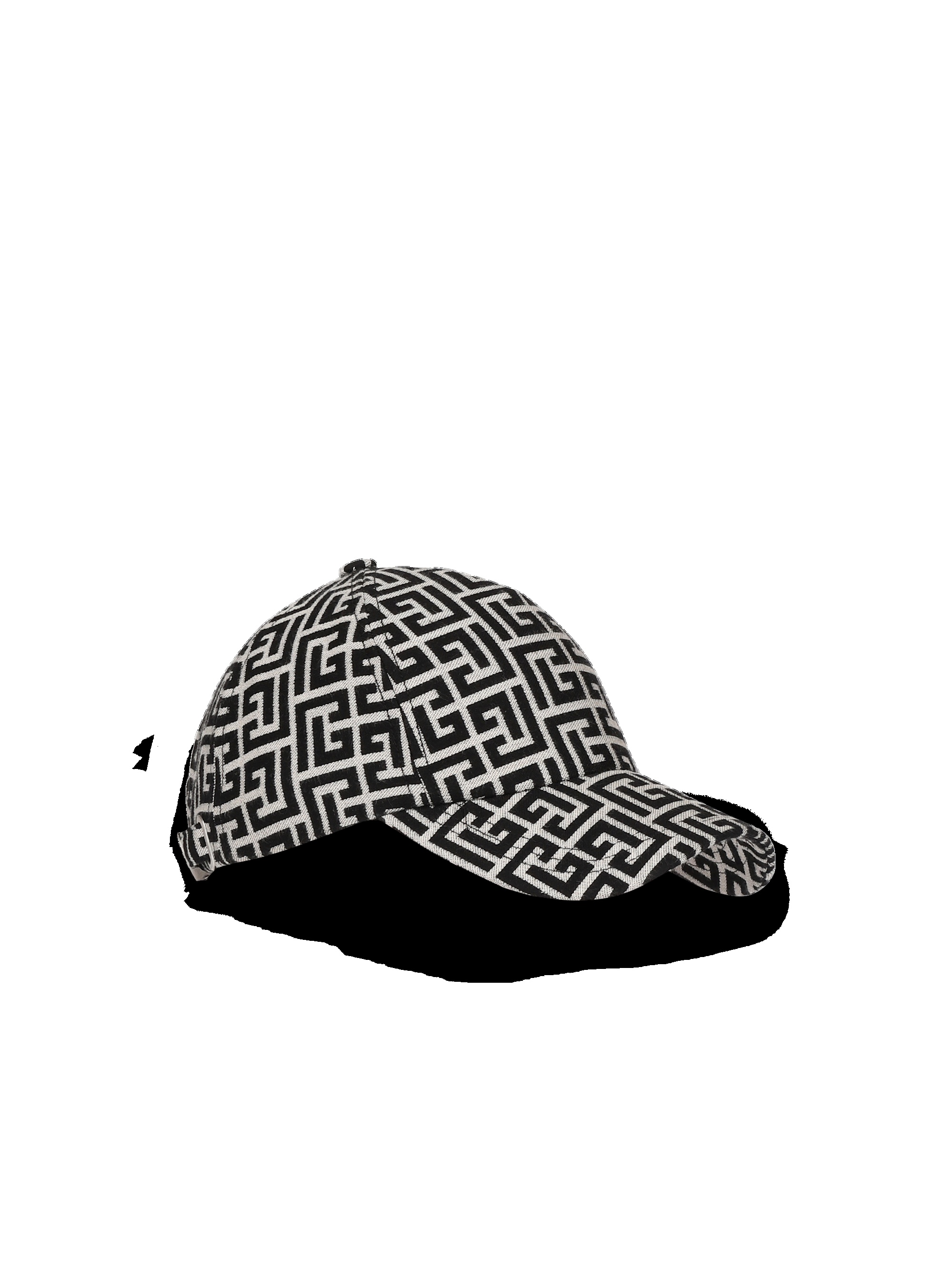 Cap with Balmain monogram pattern - 2