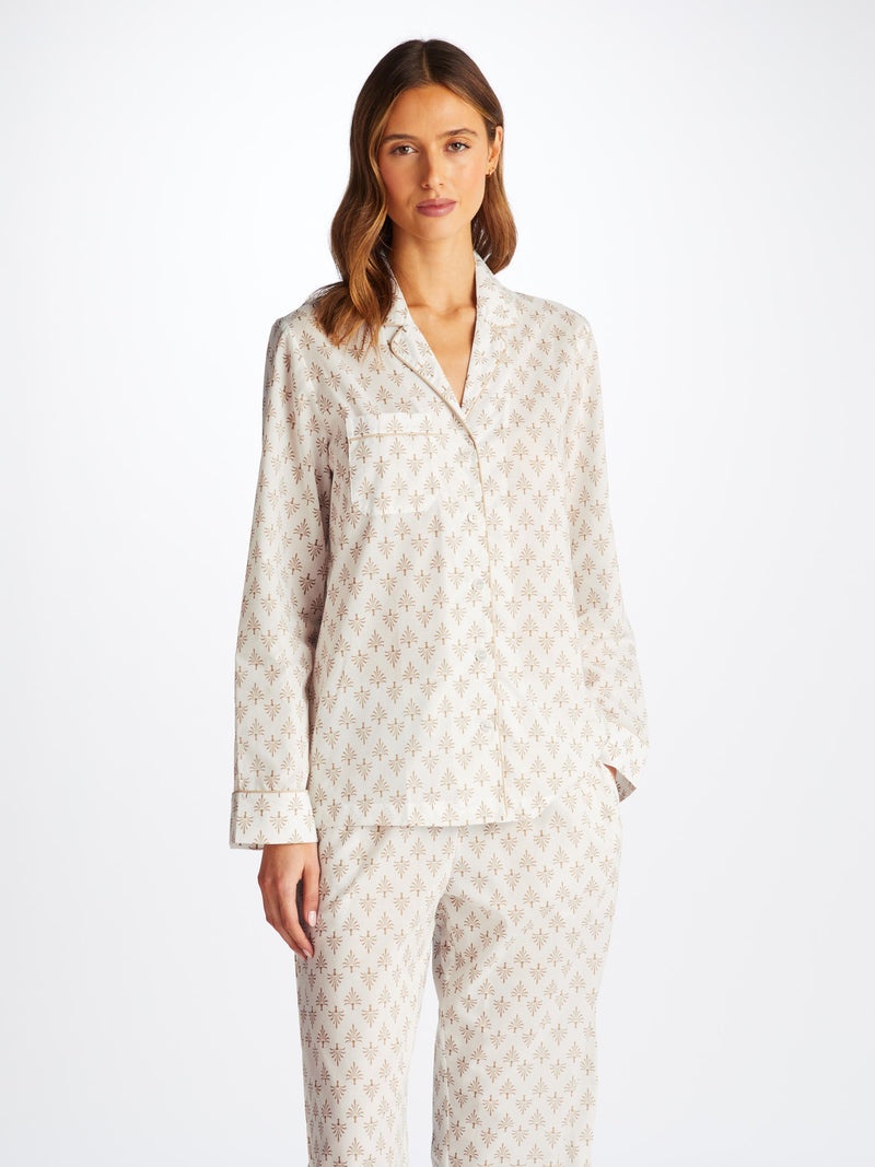 Women's Pyjamas Nelson 101 Cotton Batiste White - 2