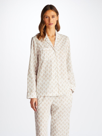 Derek Rose Women's Pyjamas Nelson 101 Cotton Batiste White outlook