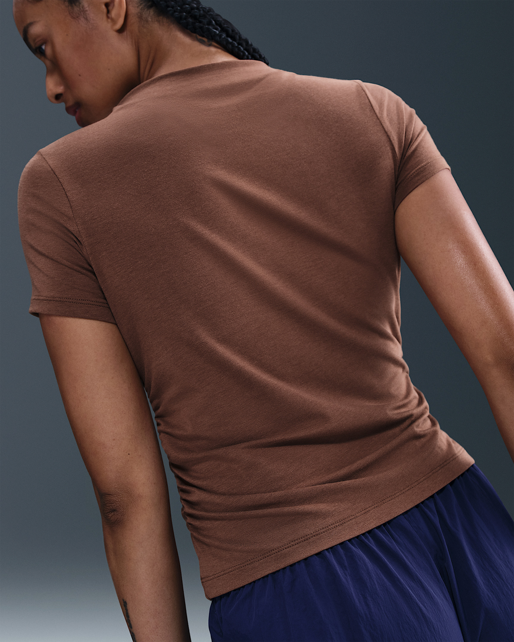 Nike Sportswear Chill Knit Women's Tight Short-Sleeve Mock-Neck Top - 2