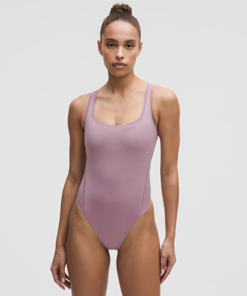 Wundermost Ultra-Soft Nulu Square-Neck Sleeveless Bodysuit 1