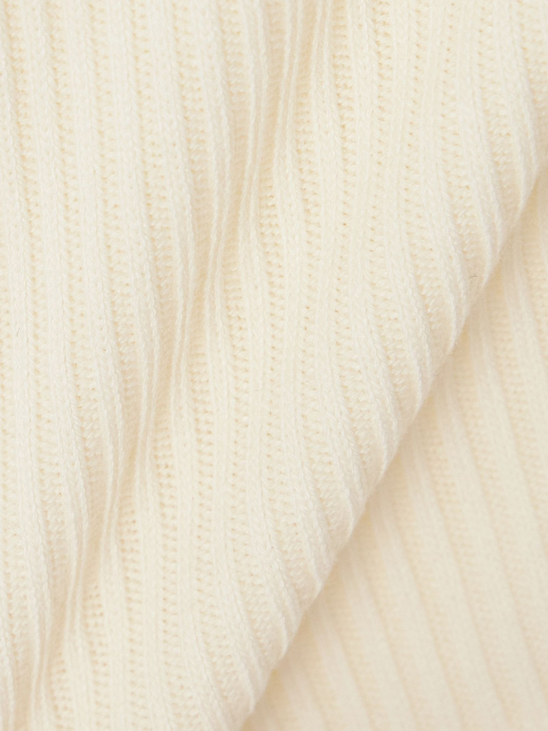 Binx ribbed stretch-Lyocell and organic cotton-blend tank Ecru 5