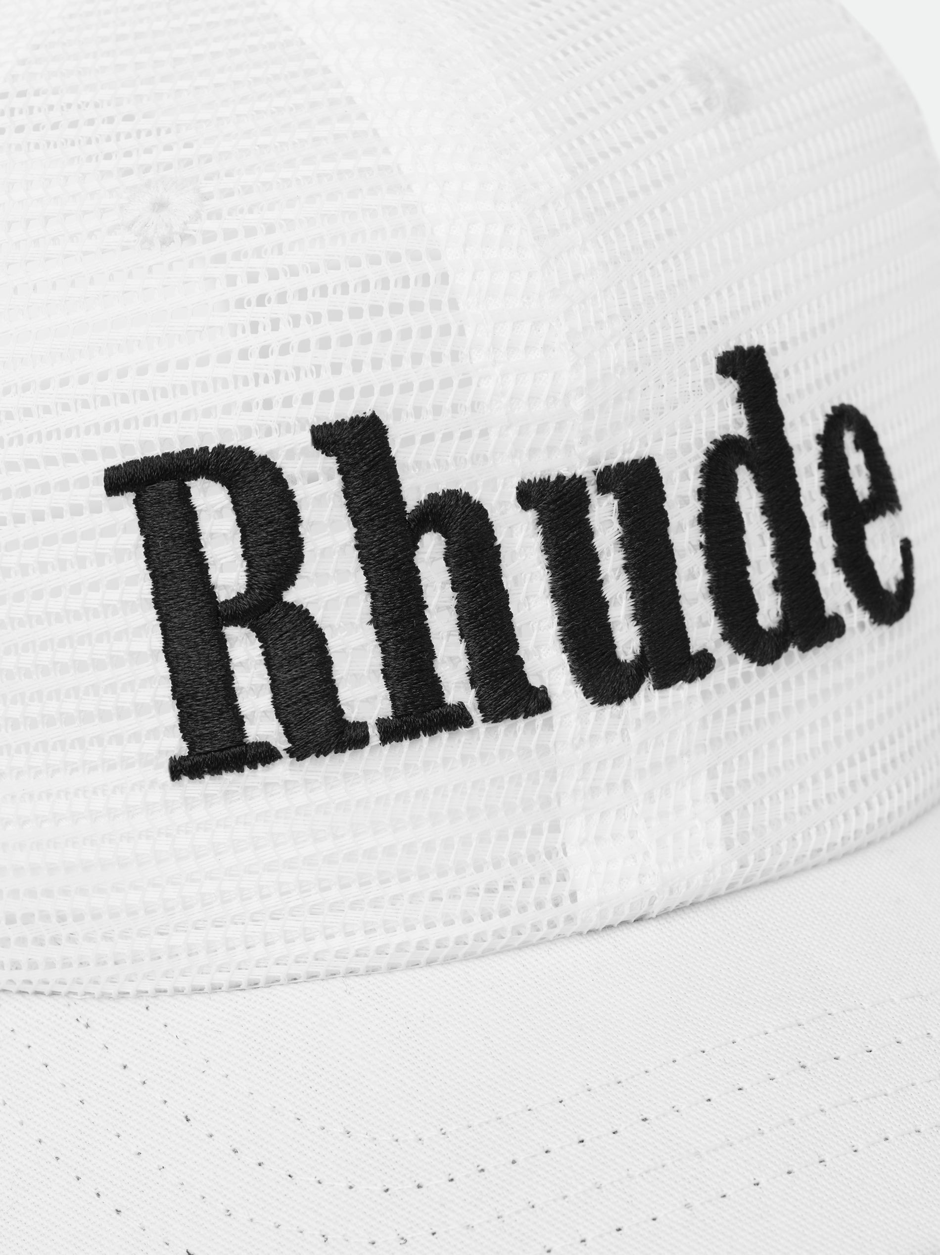RHUDE LOGO MESH HAT - 4