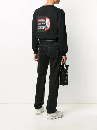 Alexander Wang graphic print cotton sweatshirt outlook