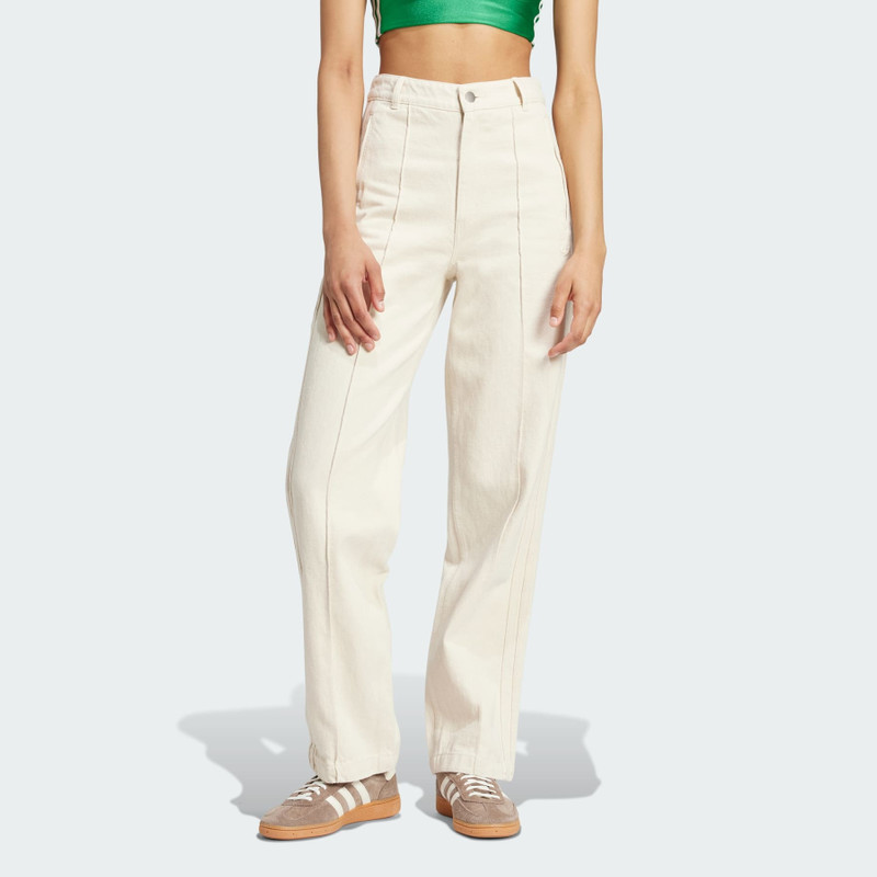 adidas Premium Essentials Denim Straight Leg Pants outlook
