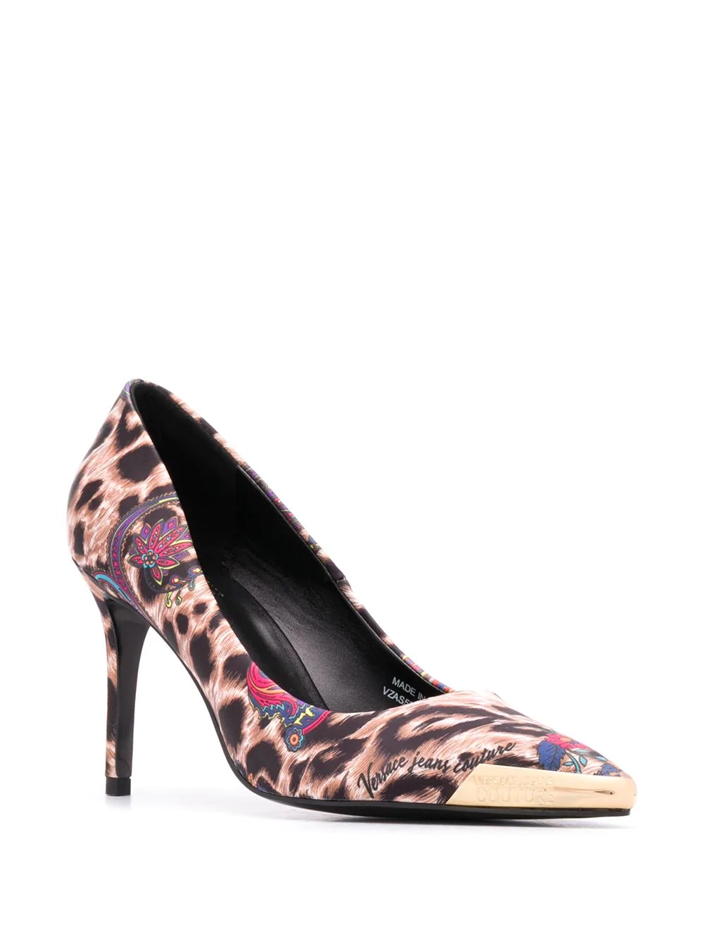 pointed leopard print pumps - 2