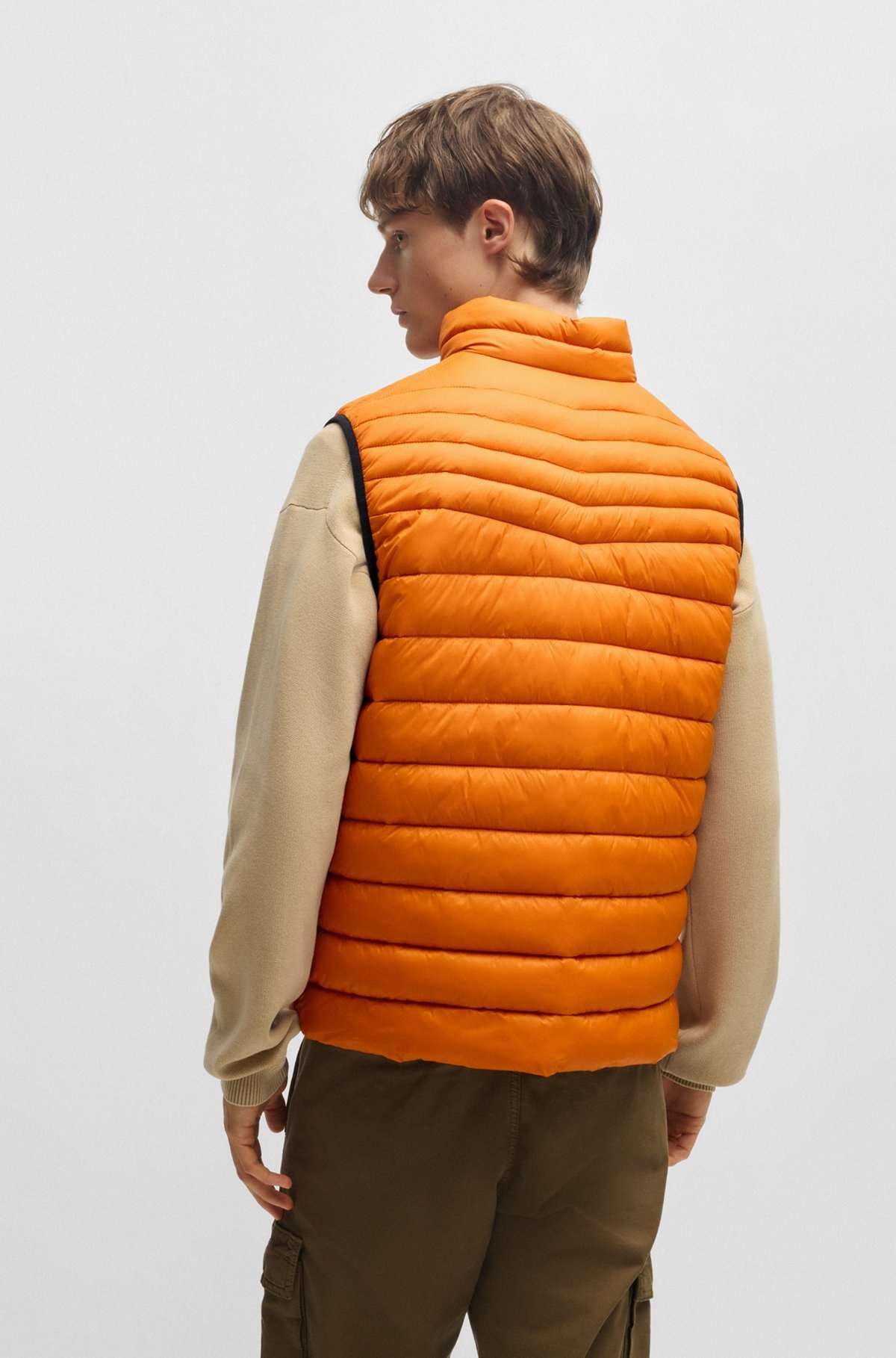 PACKABLE DOWN GILET IN WATER-REPELLENT FABRIC - 4