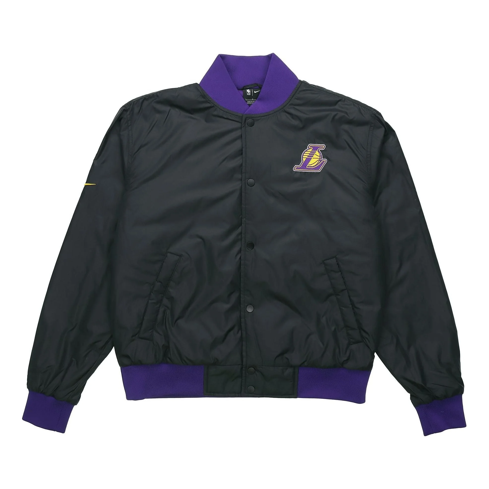Nike NBA Los Angeles Lakers Basketball Sports Logo Jacket Purple DB4787-010 - 1