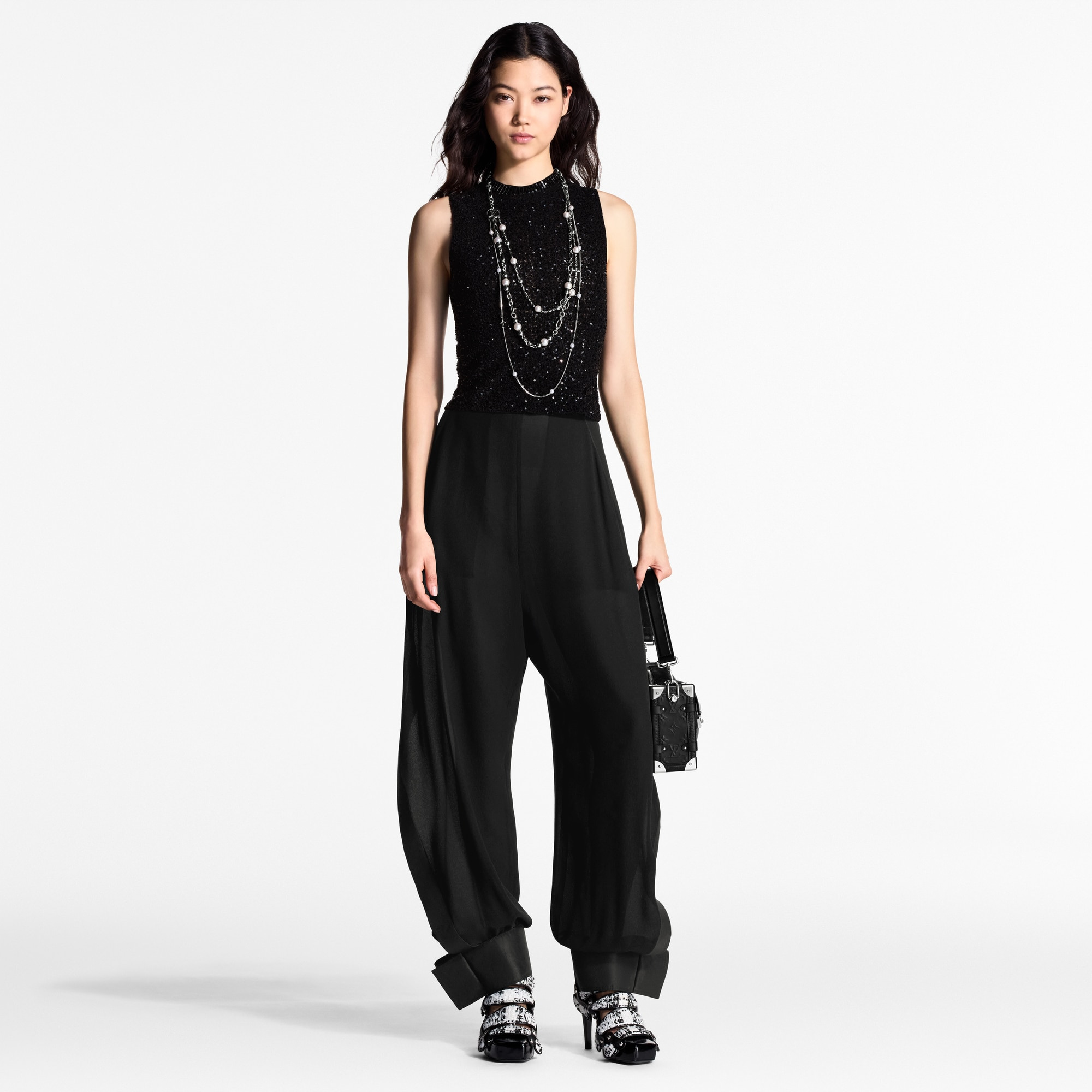 Sequin Knit Tank Top - 4