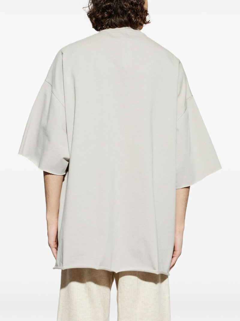 raw-cut short-sleeve T-shirt 4