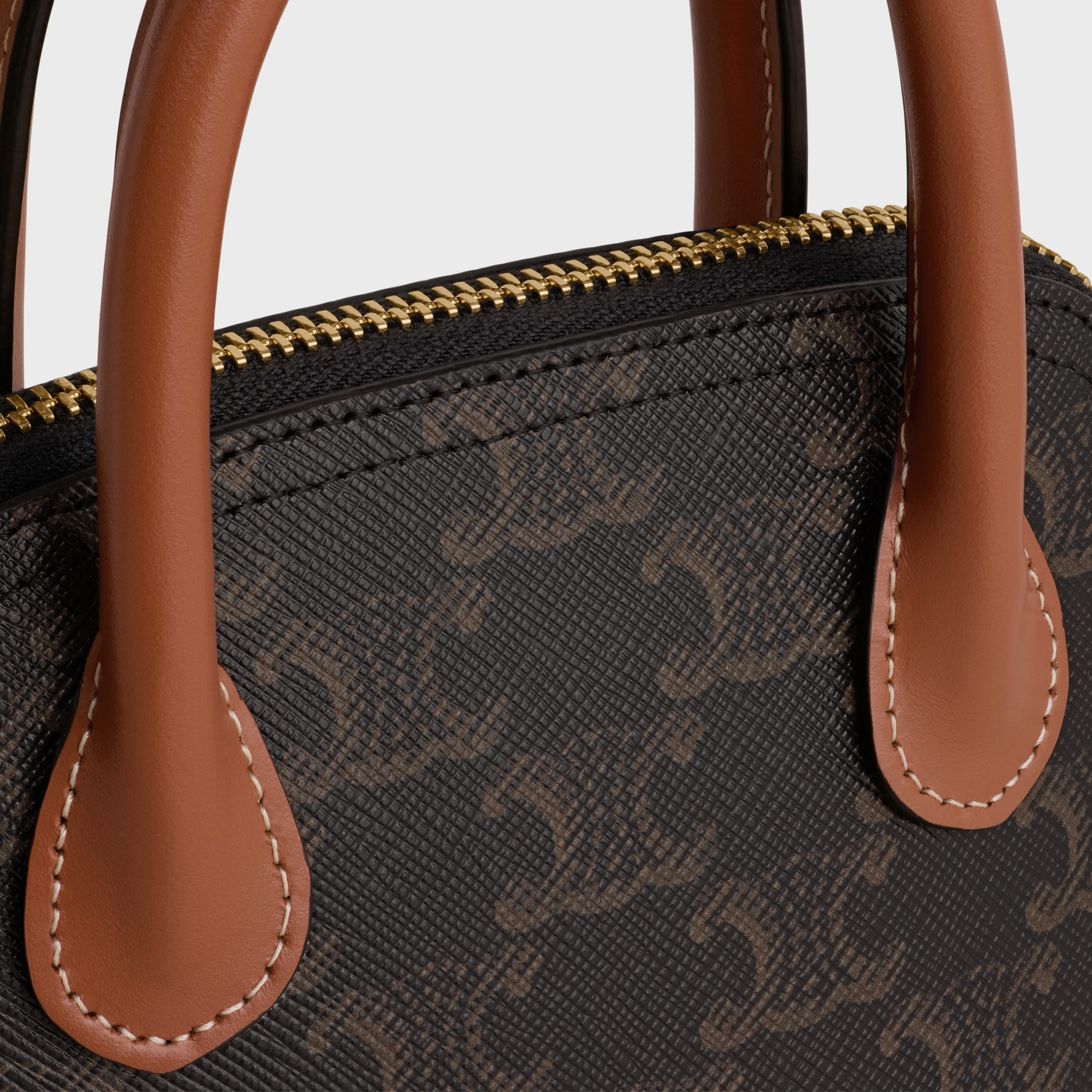MINI HONORINE IN triomphe canvas and calfskin - 4