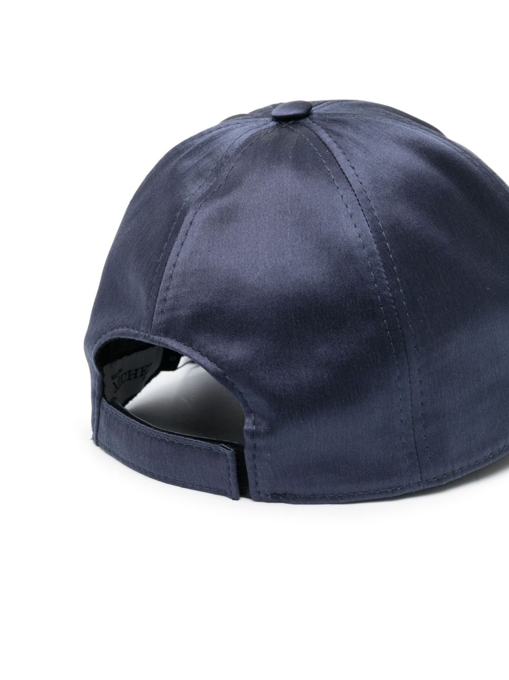 satin curved-peak cap - 2
