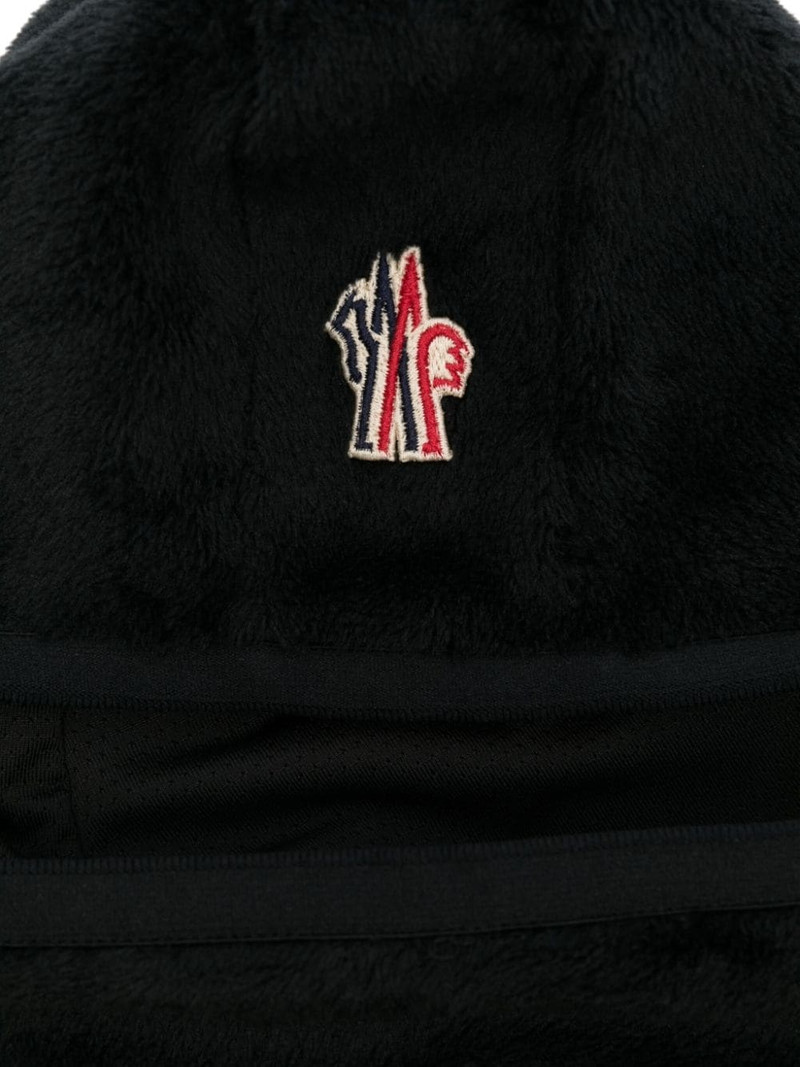 Moncler Grenoble logo-patch balaclava outlook